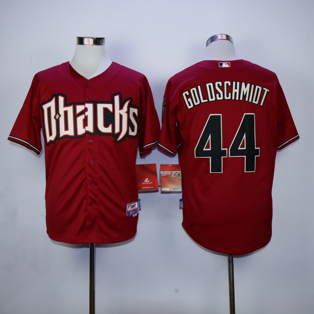 Men Arizona Diamondback #44 Goldschmidt Red MLB Jerseys